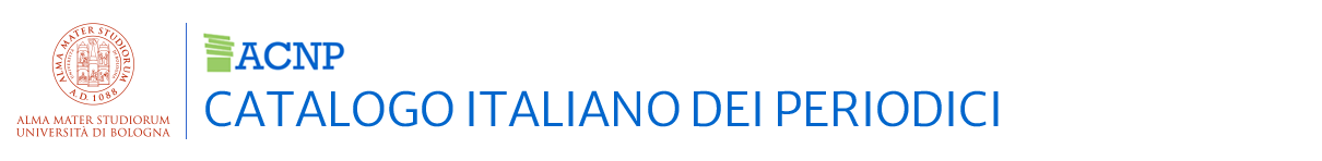 ACNP - Catalogo italiano dei periodici